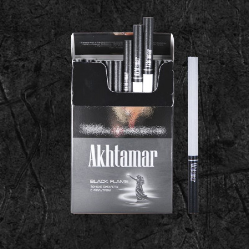 Сигареты Ахтамар Блек Фрейм (Akhtamar Black Flame Nanokings 5.4/84)